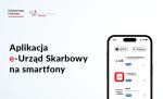 ekran smartfona i napis: Aplikacja e-Urząd Skarbowy na smartfony